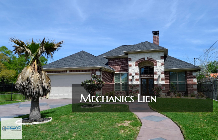 Mechanics Lien Placed On Homes By General Contractors