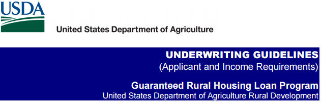 USDA Undewriting Guidelines 