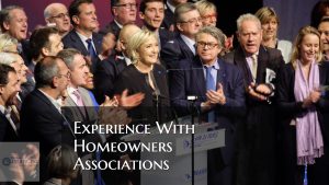 Experience With Homeowners Associations