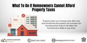What To Do If Homeowners Cannot Afford Property Taxes