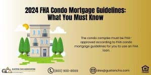 FHA Condo Mortgage Guidelines