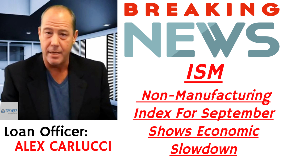 WHAT IS THIS ISM Non-Manufacturing Index For September Shows Economic Slowdown
