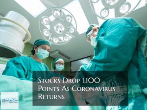 Stocks Drop 1000 Points As Coronavirus Fear Returns