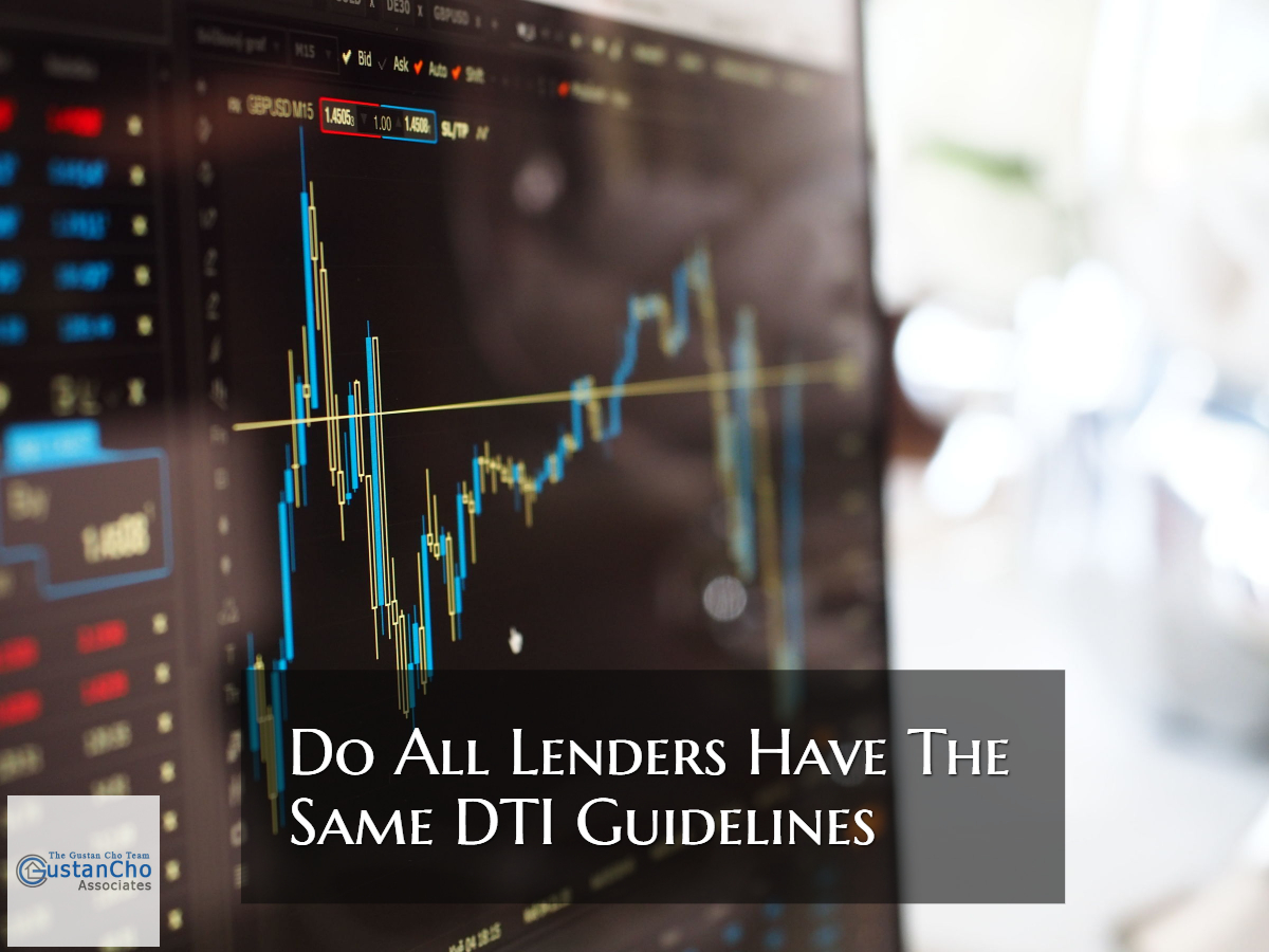Do All Lenders Have The Same DTI Guidelines