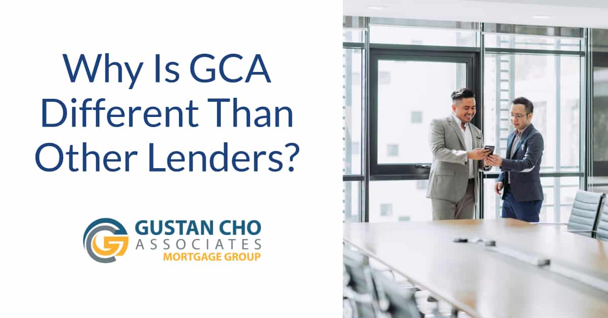 Why is GCA Different Than Other Lenders