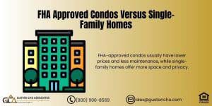 FHA Approved Condos Versus Single-Family Homes