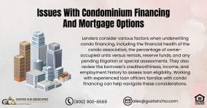 Issues With Condominium Financing And Mortgage Options