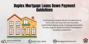 Duplex Mortgage Loans Down Payment Guidelines