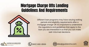 Mortgage Charge Offs Lending Guidelines And Requirements