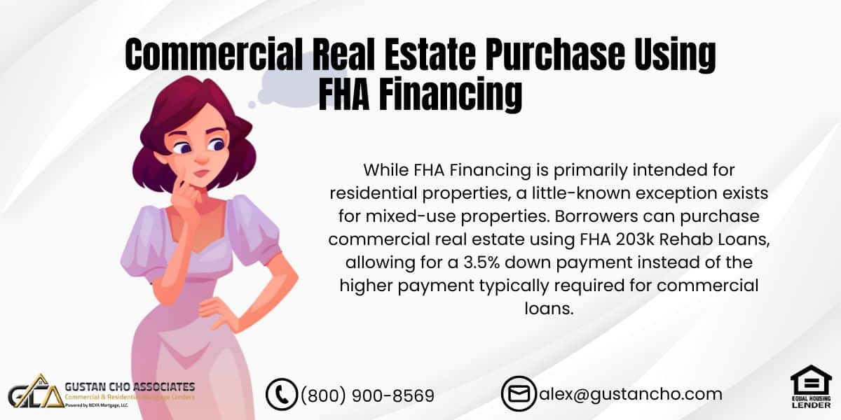Commercial Real Estate Purchase Using FHA Financing