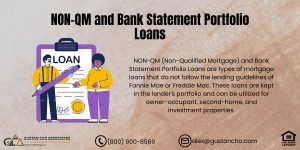 NON-QM and Bank Statement Portfolio Loans