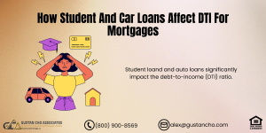 How Student And Car Loans Affect DTI For Mortgages