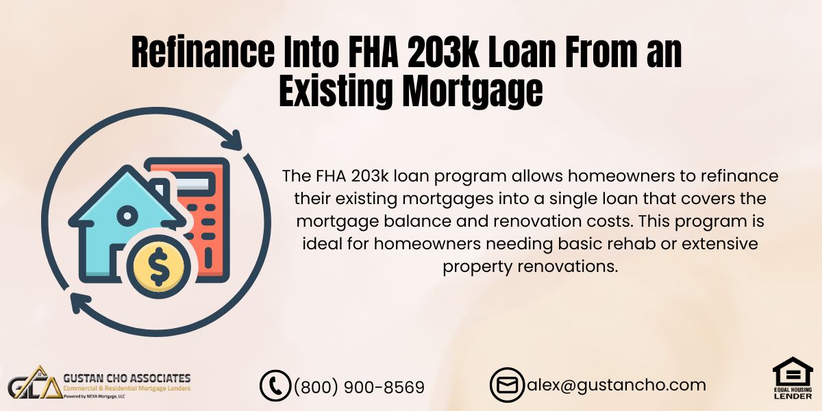 Refinance Into FHA 203k Loan