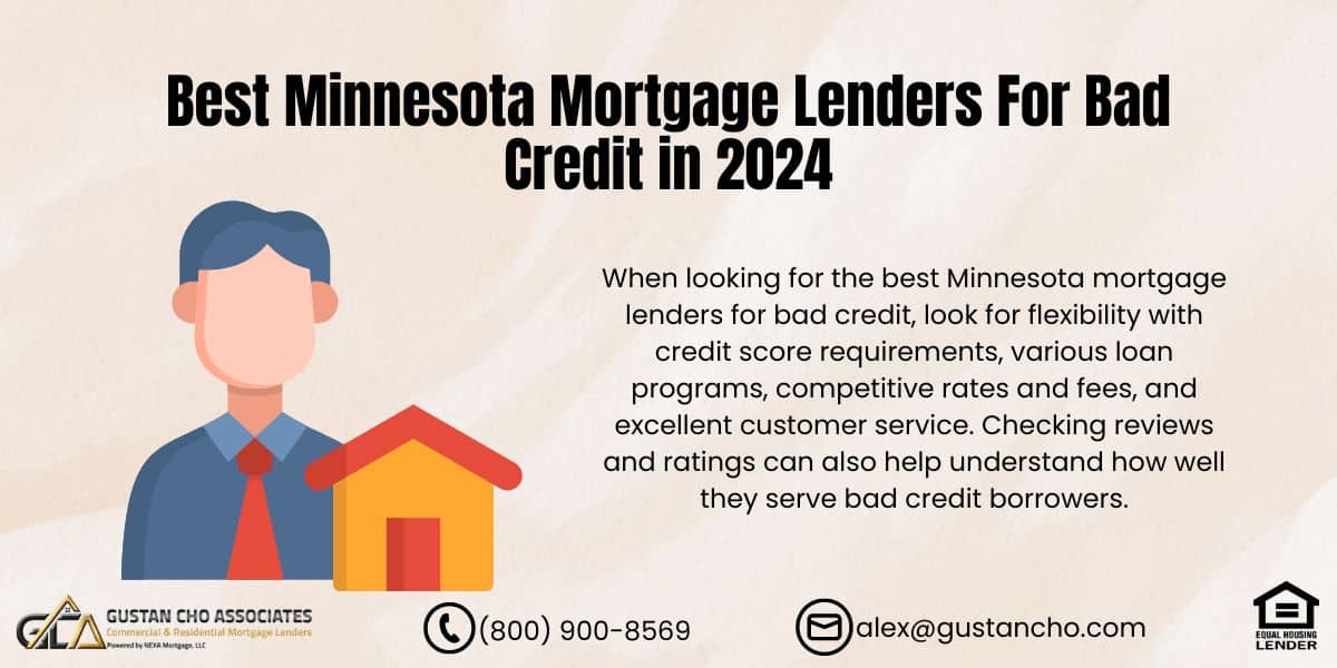 Best Minnesota Mortgage Lenders For Bad Credit