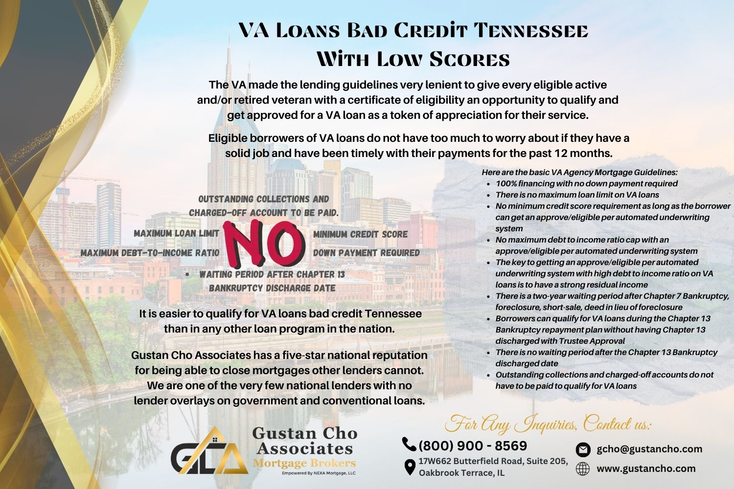 VA Loans Bad Credit Tennessee