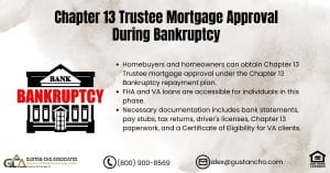 Chapter 13 Trustee Mortgage Approval During Bankruptcy