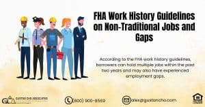 FHA Work History Guidelines on Non-Traditional Jobs and Gaps