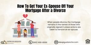 How To Get Your Ex-Spouse Off Your Mortgage After a Divorce