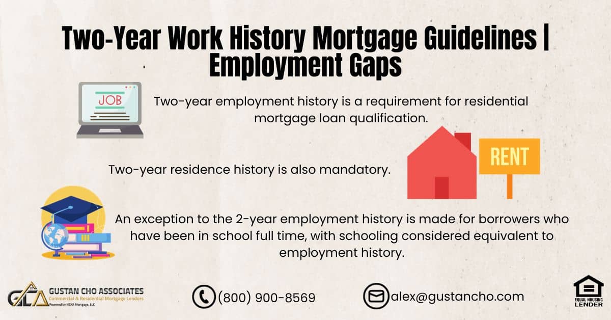 Two-Year Work History Mortgage Guidelines