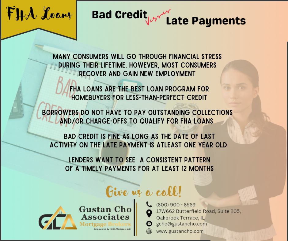 FHA Loans Bad Credit Vs Late Payments 2