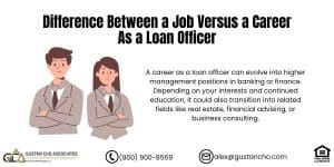 Difference Between a Job Versus a Career As a Loan Officer