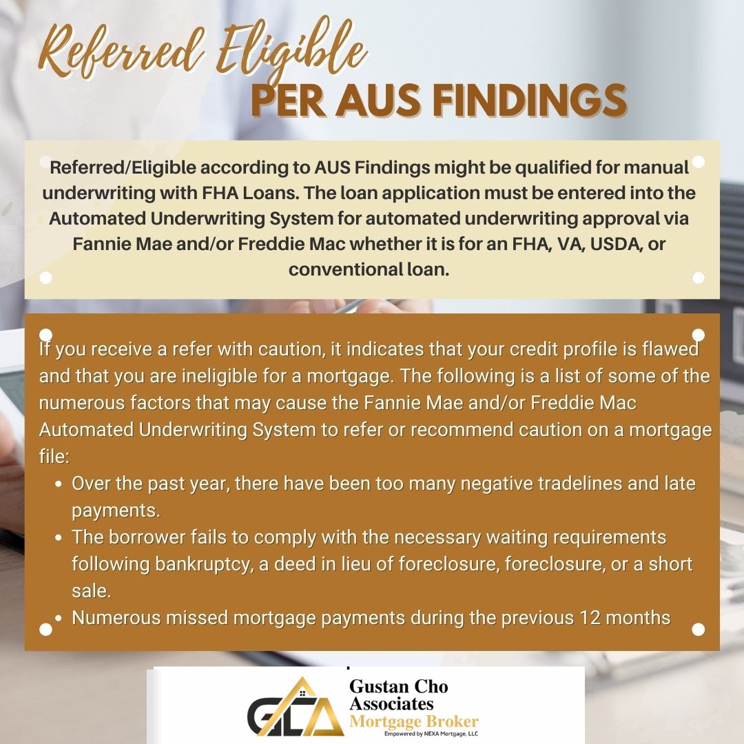 Referred Eligible Per AUS Findings