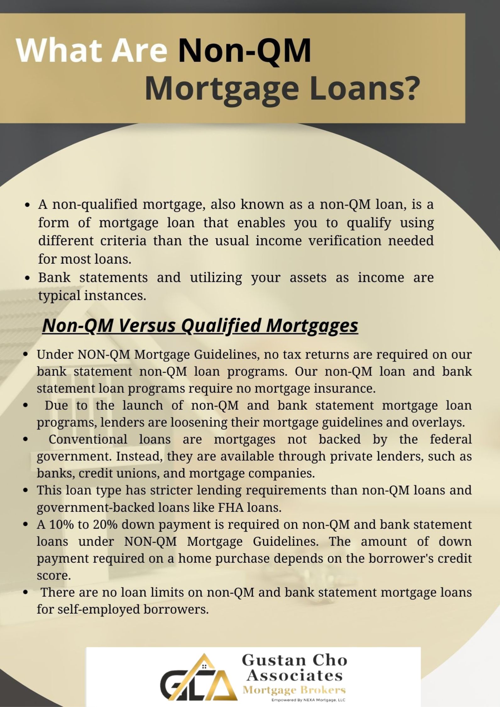 NON-QM Mortgage Guidelines on Non-Conforming Loans