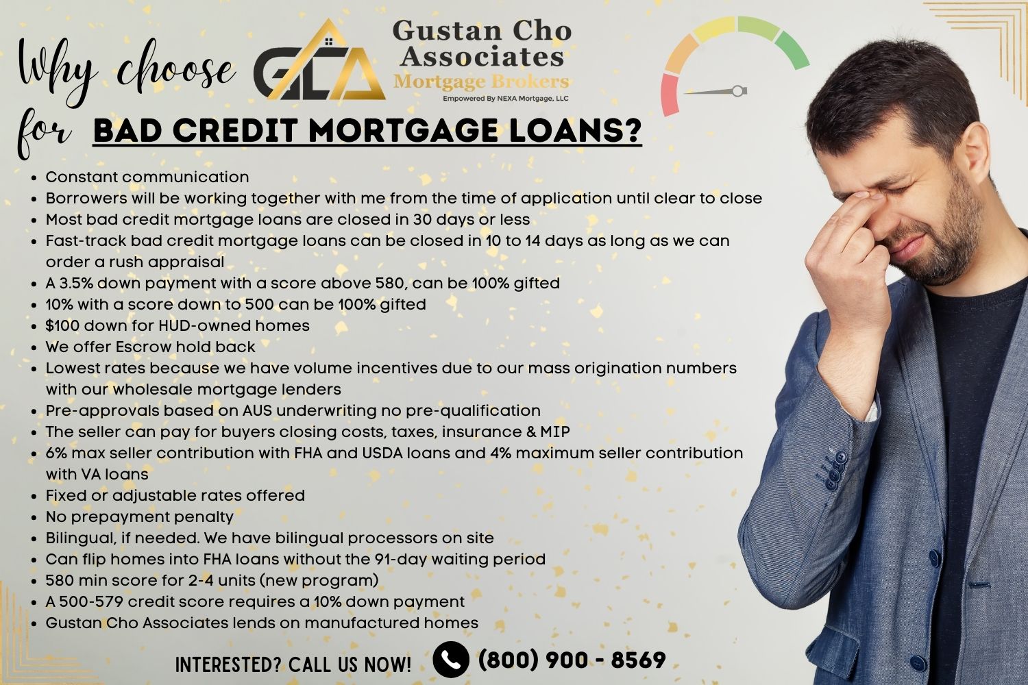 Bad Credit Mortgage Loans & Qualification Requirements