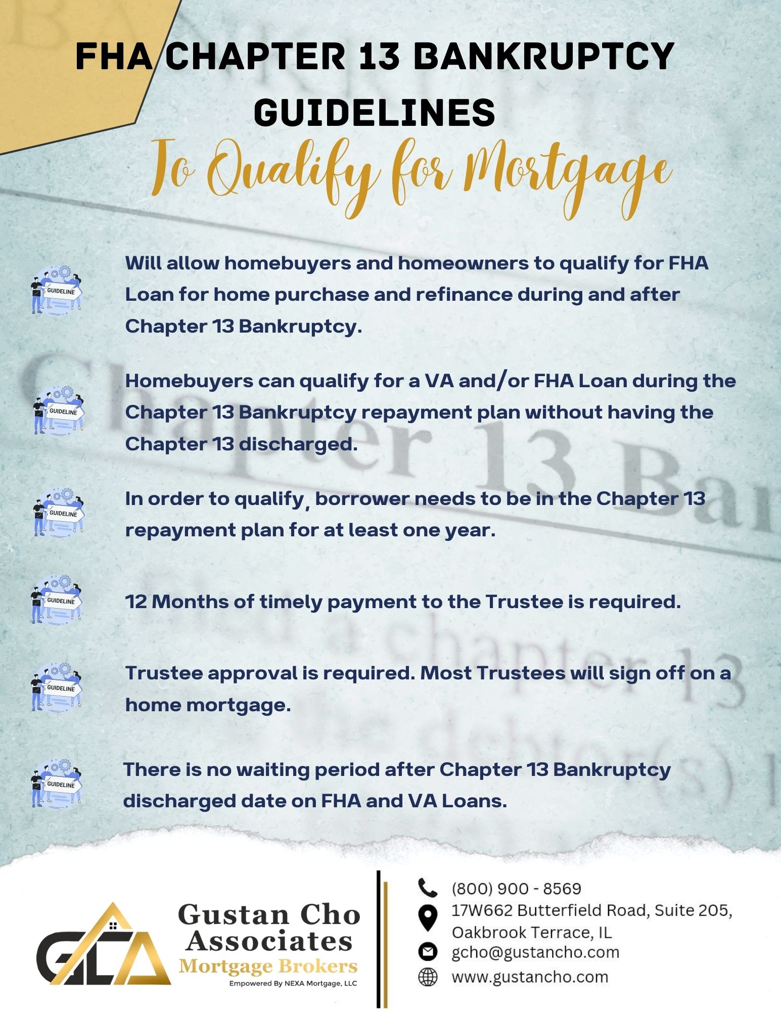 FHA Chapter 13 Bankruptcy Guidelines (3)