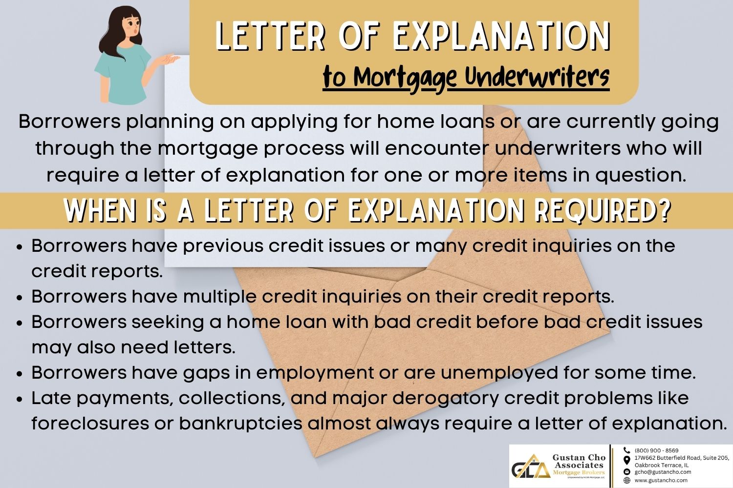 How To Write Letter of Explanations To Mortgage Underwriters