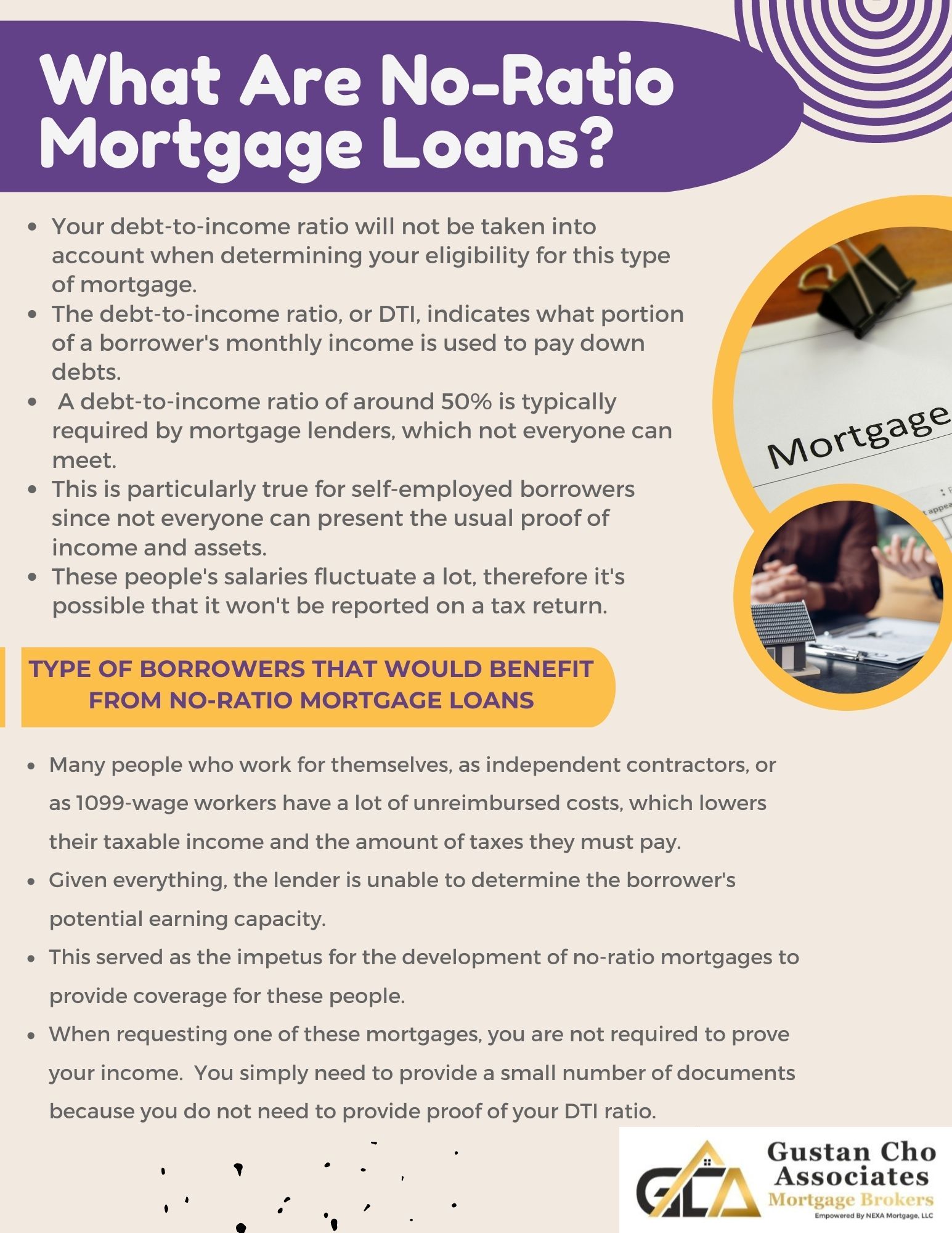 What Are No-Ratio Mortgage Loans