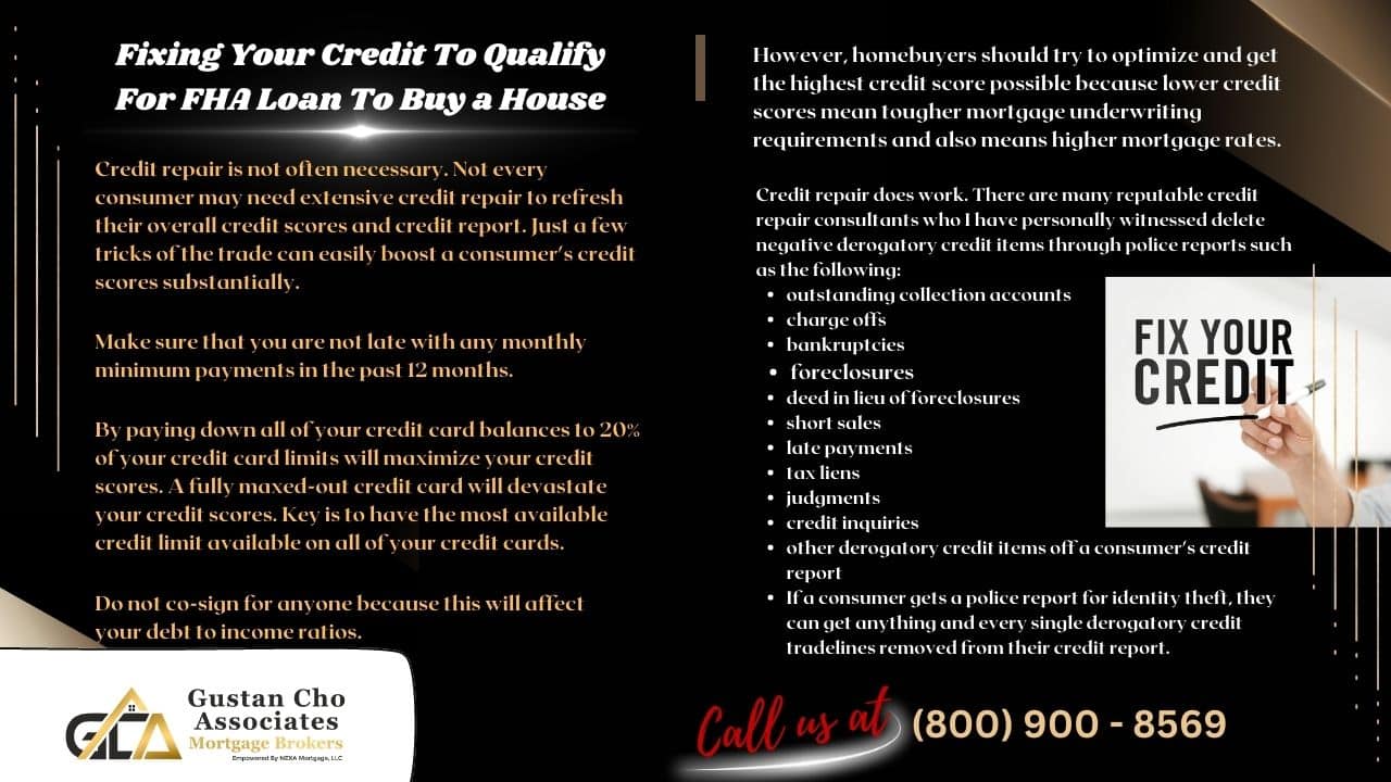 Fixing Your Credit to Qualify