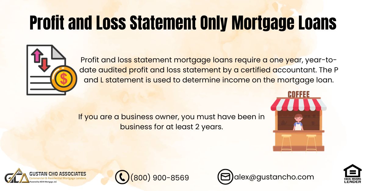 Profit and Loss Statement Only Mortgage Loans