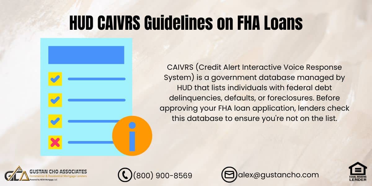 HUD CAIVRS Guidelines