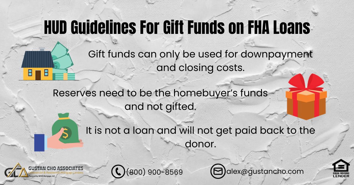HUD guidelines for gift funds