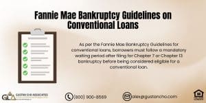 Fannie Mae Bankruptcy Guidelines on Conventional Loans