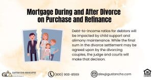 Mortgage During and After Divorce on Purchase and Refinance