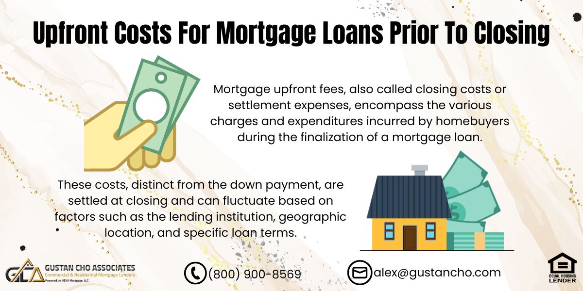 Upfront Costs for Mortgage Loans
