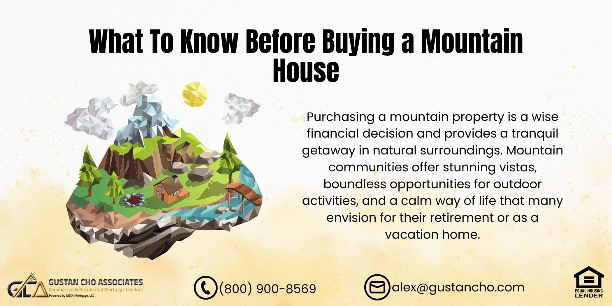 Buying a Mountain House
