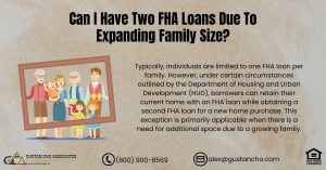 Can I Have Two FHA Loans Due To Expanding Family Size?
