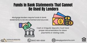 Funds In Bank Statements That Cannot Be Used By Lenders