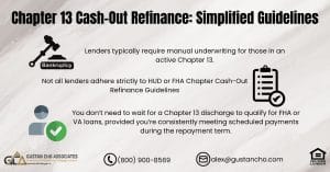 Chapter 13 Cash-Out Refinance Guidelines During Repayment