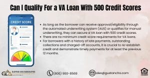 Can I Qualify For a VA Loan With 500 Credit Scores