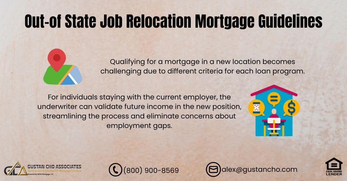 Job Relocation Mortgage Guidelines