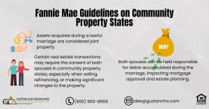 Fannie Mae Guidelines on Community Property States