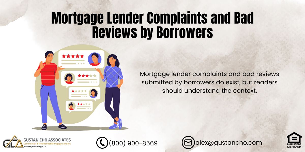 Mortgage Lender Complaints and Bad Reviews