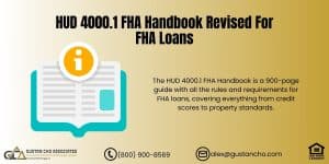 HUD 4000.1 FHA Handbook Revised For FHA Loans