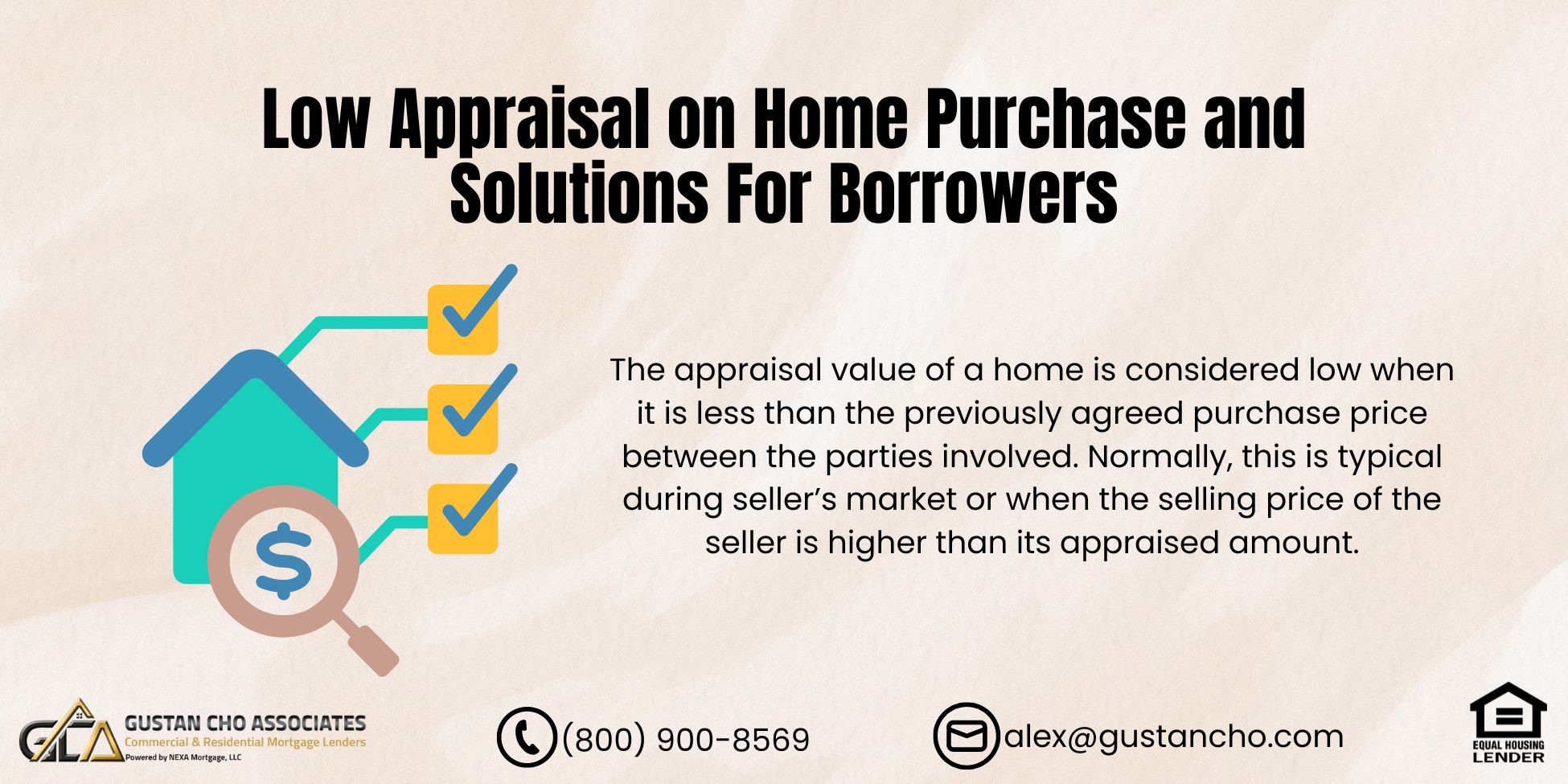 Low Appraisal on Home Purchase