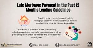 Late Mortgage Payment in the Past 12 Months Lending Guidelines