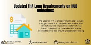 Updated FHA Loan Requirements